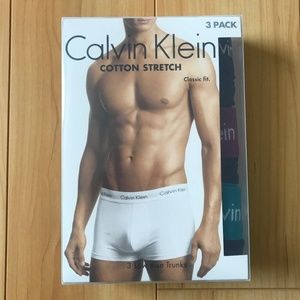 NEW (3pk) Men's Low-rise Trunks/Boxer Briefs